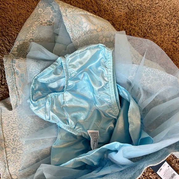 Blue & Silver party dress - Picture 4 of 4